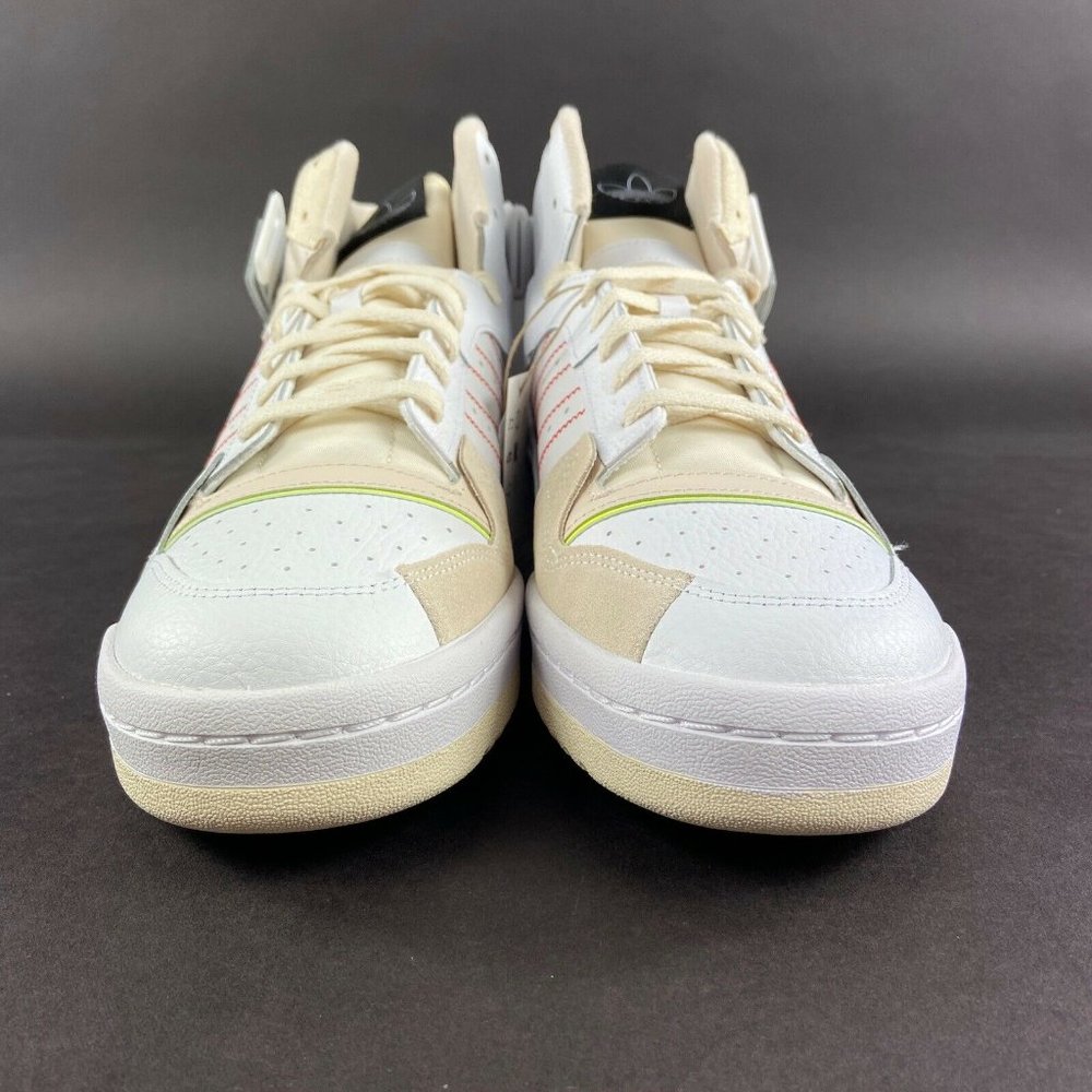 Adidas Men's Forum Exhibit Mid White Black Red Shoes GZ0946 Sizes 8 - 12 - Picture 5 of 9